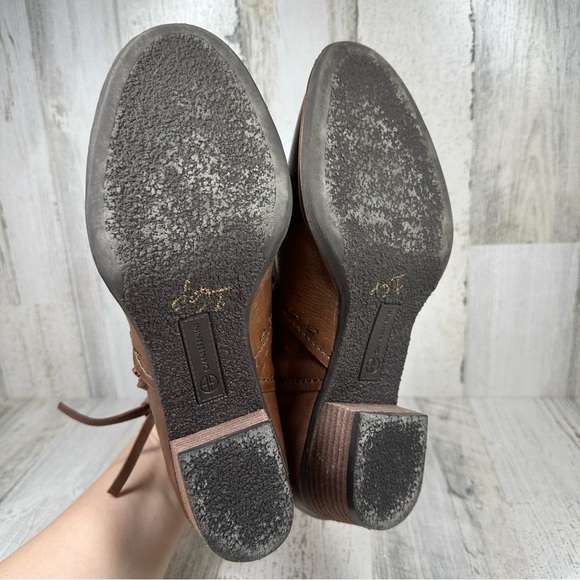 Giani Bernini Alvin Leather Ankle Distressed Booties #478 - Picture 11 of 13